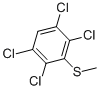 structure of CAS# 68671-90-9, 2,3,5,6-Tetrachlorothioanisole;1,2,4,5-Tetrachloro-3-Methylsulfanyl-Benzene;1,2,4,5-Tetrachloro-3-(Methylthio)Benzene;2,3,5,6-Tetrachlorothioanisole