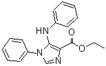 CAS#: 68695-58-9， Ethyl 5-anilino-1-phenyl-1H-imidazole-4-carboxylate