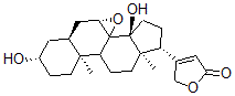 CAS#: 6875-16-7， 7beta,8-Epoxy-3beta,14-Dihydroxy-5beta-Card-20(22)-Enolide