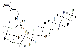 CAS#: 68758-56-5， Acrylic acid, 2-(N-(1,1-dihydroperfluoroheptadecylsulfonyl)-N-methylamino)ethyl ester