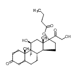 CAS#: 68791-47-9， [(8S,9R,10S,11S,13S,14S,17R)-9-fluoro-11-hydroxy-17-(2-hydroxyacetyl)-10,13-dimethyl-3-oxo-6,7,8,11,12,14,15,16-octahydrocyclopenta[a]phenanthren-17-yl] butanoate