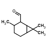 CAS#: 68804-33-1， 3,7,7-trimethylnorcarane-2-carbaldehyde