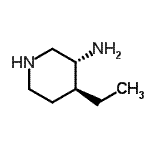 CAS#: 688736-27-8， (3R,4S)-4-Ethyl-3-piperidinamine