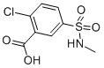 CAS#: 68901-09-7， 2-Chloro-5-(Methylsulphamoyl)Benzoic Acid