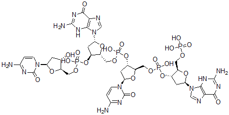 CAS#: 68923-10-4， 2'-Deoxycytidylyl-(5'-3')-2'-Deoxyguanylyl-(5'-3')-2'-Deoxycytidylyl-(5'-3')-2'-Deoxy-5'-Guanylic acid
