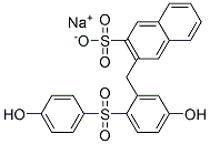 CAS#: 68959-14-8， Sodium 3-[[5-Hydroxy-2-[(4-Hydroxyphenyl)Sulphonyl]Phenyl]Methyl]Naphthalene-2-Sulphonate