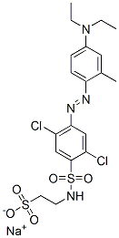 CAS#: 68959-16-0， Sodium 2-[[[2,5-Dichloro-4-[[4-(Diethylamino)-2-Methylphenyl]Azo]Phenyl]Sulphonyl]Amino]Ethanesulphonate