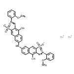 CAS#: 68959-35-3， Disodium 7,7'-iminobis{4-hydroxy-3-[(2-methoxyphenyl)diazenyl]-2-naphthalenesulfonate}