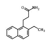 CAS#: 690243-53-9， 3-(2-Ethyl-1-naphthyl)propanamide