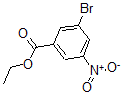 结构式 CAS# 690260-94-7, 3-溴-5-硝基-苯甲酸乙酯