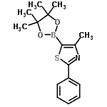 CAS#: 690632-24-7， 4-Methyl-2-phenyl-5-(4,4,5,5-tetramethyl-1,3,2-dioxaborolan-2-yl)-1,3-thiazole