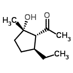CAS#: 690660-66-3， 1-[(1R,2S,5S)-5-Ethyl-2-hydroxy-2-methylcyclopentyl]ethanone