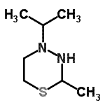 CAS#: 69098-58-4， 4-Isopropyl-2-methyl-1,3,4-thiadiazinane