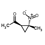 CAS#: 69102-26-7， 1-[(1R,2R)-2-Methyl-2-nitrocyclopropyl]ethanone