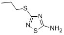 structure of CAS# 6913-15-1, 3-Propylsulfanyl-[1,2,4]Thiadiazol-5-Ylamine;Zinc02566889;Mls000565156;Smr000152360