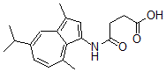 CAS#: 69174-75-0， 4-((3,8-Dimethyl-5-(1-methylethyl)-1-azulenyl)amino)-4-oxobutanoic acid