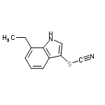 CAS#: 691848-34-7， 7-Ethyl-1H-indol-3-yl thiocyanate
