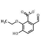 CAS#: 692267-77-9， 3-Ethoxy-4-hydroxy-2-nitrobenzaldehyde