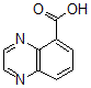 structure of CAS# 6924-66-9, 5-Quinoxalinecarboxylic Acid;Quinoxaline-5-Carboxylic Acid(SALTDATA: FREE);1,4-Benzpyrazine-8-Carboxylic Acid;QUINOXALINE-5-CARBOXYLIC ACID