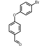 structure of CAS# 69240-56-8, 4-(4-Bromophenoxy)benzaldehyde;4-(4-bromophenoxy)benzaldehyde;4-(4-Bromo-phenoxy)-benzaldehyde;4-(4-Bromphenoxy)-benzaldehyd