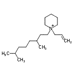 CAS#: 69309-47-3， 1-Allyl-1-(3,7-dimethyloctyl)piperidinium