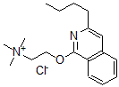CAS#: 69311-91-7， 2-[(3-Butyl-1-isoquinolinyl)oxy]-N,N,N-trimethyl-Ethanaminium chloride
