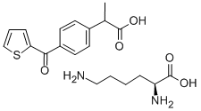 CAS#: 69317-48-2， L-Lysine, Mono(alpha-Methyl-4-(2-Thienylcarbonyl)Benzeneacetate)