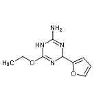 CAS#: 693209-45-9， 4-Ethoxy-6-(2-furyl)-1,6-dihydro-1,3,5-triazin-2-amine