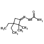 CAS#: 693225-07-9， (2Z)-2-(3,3-Diethyl-2,2-dimethylcyclobutylidene)hydrazinecarboxamide
