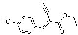 结构式 CAS# 6935-44-0, 2-氰基-3-(4-羟基苯基)-2-丙烯酸乙酯