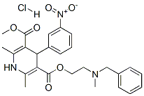 CAS#: 69441-18-5， 2-[Benzyl(Methyl)Amino]Ethyl Methyl 1,4-Dihydro-2,6-Dimethyl-4-(3-Nitrophenyl)Pyridine-3,5-Dicarboxylate Hydrochloride