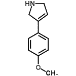 CAS#: 694434-08-7， 3-(4-Methoxyphenyl)-2,5-dihydro-1H-pyrrole