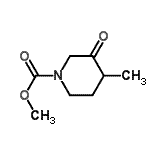 CAS#: 694495-70-0， Methyl 4-methyl-3-oxo-1-piperidinecarboxylate