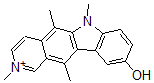 CAS#: 69467-90-9， 9-Hydroxy-2,5,6,11-tetramethyl-6H-Pyrido[4,3-b]carbazolium