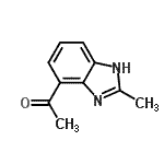 CAS#: 69515-02-2， 1-(2-methyl-1H-benzimidazol-4-yl)ethanone