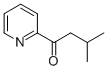structure of CAS# 6952-53-0, 2-Methylpropyl 2-Pyridyl Ketone;3-Methyl-1-(2-Pyridyl)Butan-1-One;3-Methyl-1-Pyridin-2-Yl-Butan-1-One;Nsc62100
