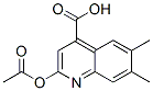 CAS#: 69552-20-1， 2-(Acetyloxy)-6,7-Dimethyl-4-Quinolinecarboxylic Acid