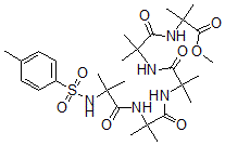 CAS#: 69555-87-9， 2-Methyl-N-[2-methyl-N-[2-methyl-N-[2-methyl-N-(2-methyl-N-p-tolylsulfonylalanyl)alanyl]alanyl]alanyl]-Alanine methyl ester