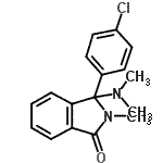 CAS#: 69582-32-7， 3-(4-Chlorophenyl)-3-(dimethylamino)-2-methyl-1-isoindolinone