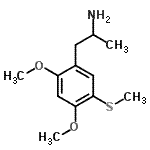 CAS#: 69587-03-7， 1-[2,4-Dimethoxy-5-(methylsulfanyl)phenyl]-2-propanamine