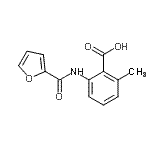 CAS#: 696642-59-8， 2-(2-Furoylamino)-6-methylbenzoic acid