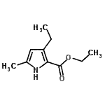 CAS 登录号：69687-83-8， 乙基3-乙基-5-甲基-1H-吡咯-2-羧酸酯