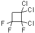 structure of CAS# 697-17-6, 1,1,2-Trichloro-2,3,3-Trifluorocyclobutane;1,1,2-Trichloro-2,3,3-Trifluoro-Cyclobutane;443727_Aldrich;Cyclobutane, 1,1,2-Trichloro-2,3,3-Trifluoro-