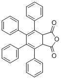 structure of CAS# 6971-41-1, 1,2-Dihydro-3,4,5,6-Tetraphenylphthalic Anhydride;4,5,6,7-Tetra(Phenyl)-3A,7A-Dihydroisobenzofuran-1,3-Dione;4,5,6,7-Tetra(Phenyl)-3A,7A-Dihydroisobenzofuran-1,3-Quinone;1,2-Dihydro-3,4,5,6-Tetraphenylphthalic Anhydride