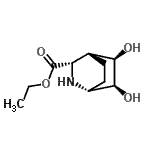 CAS#: 697289-68-2， Ethyl (1R,3S,4R,5R,6S)-5,6-dihydroxy-2-azabicyclo[2.2.2]octane-3-carboxylate