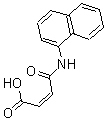 structure of CAS# 6973-77-9, (2Z)-4-(1-Naphthalenylamino)-4-Oxo-2-Butenoic Acid;(Z)-4-(1-Naphthylamino)-4-Oxo-But-2-Enoic Acid;(Z)-4-(1-Naphthylamino)-4-Oxobut-2-Enoic Acid;(Z)-4-Keto-4-(1-Naphthylamino)But-2-Enoic Acid