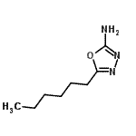 CAS#: 69741-94-2， 5-Hexyl-1,3,4-oxadiazol-2-amine