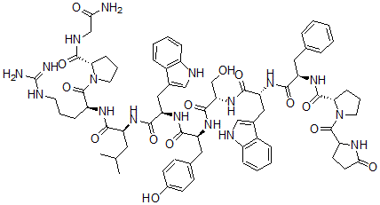 CAS 登录号：69770-59-8， 脯氨酰(1)-苯丙氨酰(2)-色氨酰(3,6)-黄体生成激素释放激素