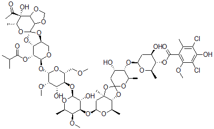CAS#: 69787-79-7， Avilamycin A