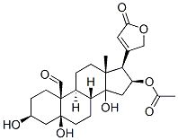 CAS#: 6980-15-0， 3beta,5,14,16beta-Tetrahydroxy-19-Oxo-5beta-card-20(22)-Enolide 16-Acetate